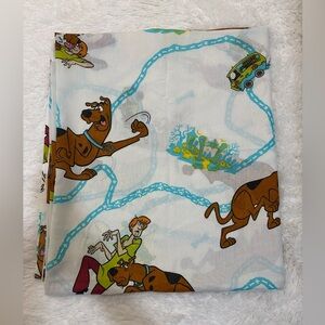 Scooby Doo Full Flat Sheet Vintage Y2K